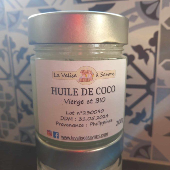 Huile de coco naturelle